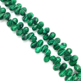 Natural Stone Horizontal Hole Faceted Beads 6x9mm