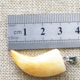 Natural Stone Tiger Eye Horns Pendant DIY Jewelry Men Chakra