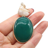 Agates Pendants Necklace Pendant for Jewelry Making DIY Necklace