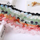 Natural Stone Agate Bead Water Drop Shape Crystal Jewelry Making DIY