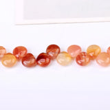 Natural Stone Agate Bead Water Drop Shape Crystal Jewelry Making DIY