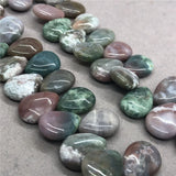 Natural Stone Agate Water Drop Shape DIY Pendant Earring Jewelry
