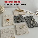 Natural Stone Ins Wind Net Red Photography Props Jewelry Pendulum Storage Tray