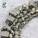 Iron Pyrite Natural Stone Beads 4-12MM Sizes