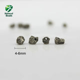 Iron Pyrite Natural Stone Beads 4-12MM Sizes
