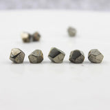 Iron Pyrite Round Loose Beads 7x8MM (Sell By Strand)
