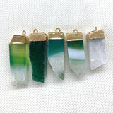 Agate Pendants DIY Jewelry Necklace Earrings
