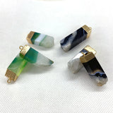 Agate Pendants DIY Jewelry Necklace Earrings