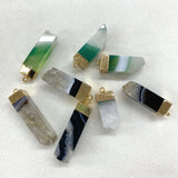 Agate Pendants DIY Jewelry Necklace Earrings