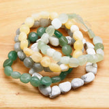 Crystal Agate Shaped Bracelet Healing Bangle Yoga Jewelry
