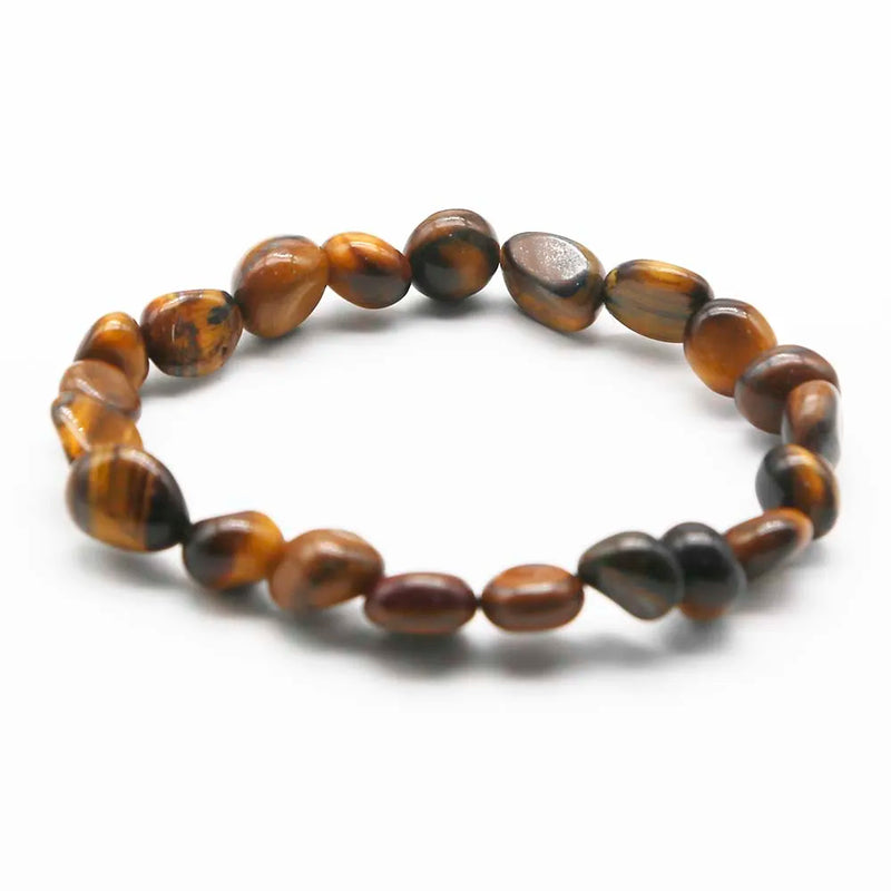 Crystal Agate Shaped Bracelet Healing Bangle Yoga Jewelry