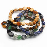 Crystal Agate Shaped Bracelet Healing Bangle Yoga Jewelry