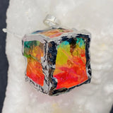 Irregular Cube Crystal Pendant 18-23mm Charm DIY Jewelry Making