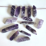 Natural Stone Irregular Pendant Quartz Agates Healing Crystal Tiger Eye Amethyst
