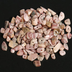 Rhodochrosite Chips Gravel Beads for Jewelry Making DIY Necklace 16''