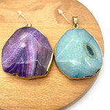 Dragon Pattern Agate Pendant for DIY Necklace