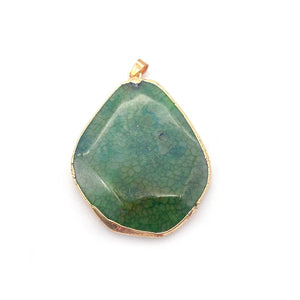 Dragon Pattern Agate Pendant for DIY Necklace