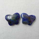 Labradorite & Lapis Lazuli Butterfly Earrings