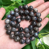 Labradorite Round Loose Stone Beads 4-12mm 15in