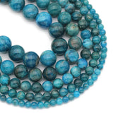Lake Apatite Round Spacers Beads 4/6/8/10/12mm