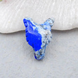 Lapis Lazuli Wolf Head Pendant Bead 25x17x9mm