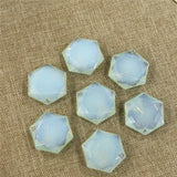 Lapis Lazuli Necklace Pendant Star of David Hexagonal Cross Section