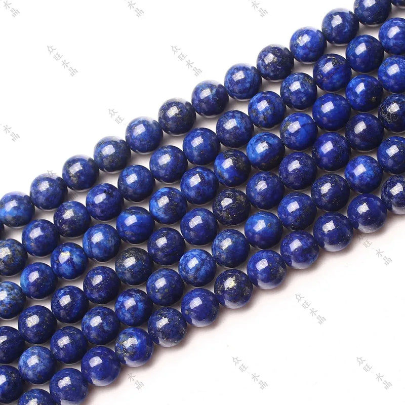 Lapis Lazuli Round Beads for Jewelry Making