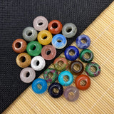 Natural Stone Large Hole Beads for DIY Jewelry Making Bracelet Necklace