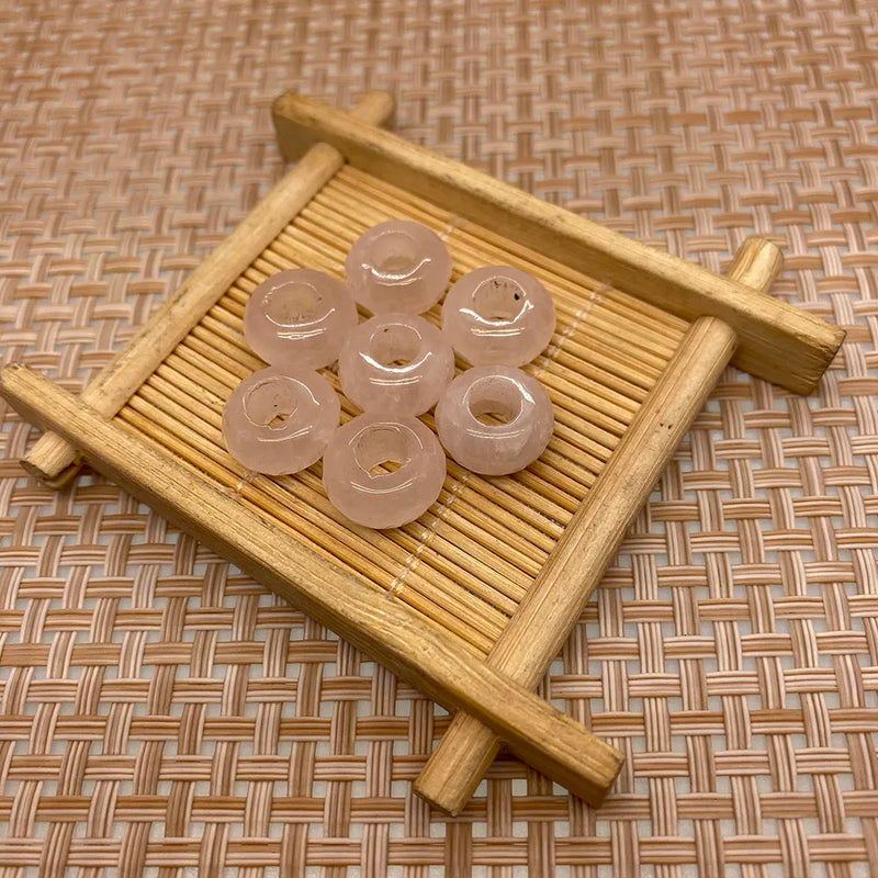 Natural Stone Large Hole Beads for DIY Jewelry Making Bracelet Necklace