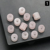 Rose Quartz Tiger's Eye Stone Large Hole Beads