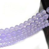 Chalcedony Jades Round Beads 4-12MM DIY Bracelet Necklace