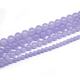 Chalcedony Jades Round Beads 4-12MM DIY Bracelet Necklace