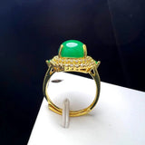 Natural Stone Agate Finger Ring Charm Rings Copper Stone Rings