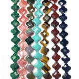 Tiger's Eye Leaf Beads 5-14mm for Jewelry Making