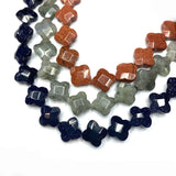 Tiger's Eye Leaf Beads 5-14mm for Jewelry Making