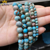 Sea Sediment Jaspers Round Loose Beads for DIY Jewelry Making 15''