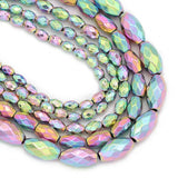 Light Purple Hematite Spacer Beads 3-6MM Oval