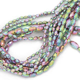 Light Purple Hematite Spacer Beads 3-6MM Oval