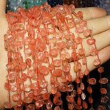 Crystal Aventurine Lapis Lazuli Drop-shape Beads 7*9mm