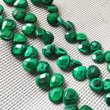 Natural Stone Drop Shape Crystal Agates Tiger Eye Faceted Beads