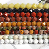 Natural Stone Faceted Irregular Loose Beads for Jewelry