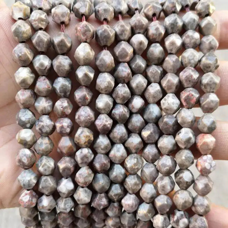 Natural Stone Faceted Irregular Loose Beads for Jewelry