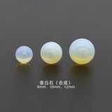 Mixed Natural Stone Beads for DIY Jewelry, Quartz Tiger's Eye Opal Agate