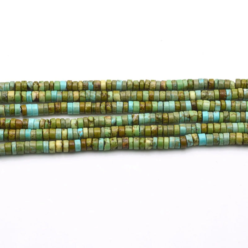 Natural Turquoise Spacer Beads Cross for DIY Jewelry Making