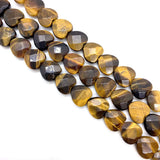 Heart-shaped Amethyst Faceted Beads 10x10x5mm for DIY Jewelry Making