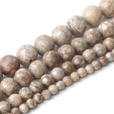 Natural Stone Maifan Jades Beads Matte Round Loose Spacer Beads 4-10mm