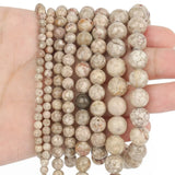 Natural Stone Maifan Jades Beads Matte Round Loose Spacer Beads 4-10mm