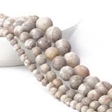 Natural Stone Maifan Jades Beads Matte Round Loose Spacer Beads 4-10mm