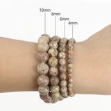 Natural Stone Maifan Jades Beads Matte Round Loose Spacer Beads 4-10mm