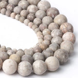 Natural Stone Maifan Jades Beads Matte Round Loose Spacer Beads 4-10mm